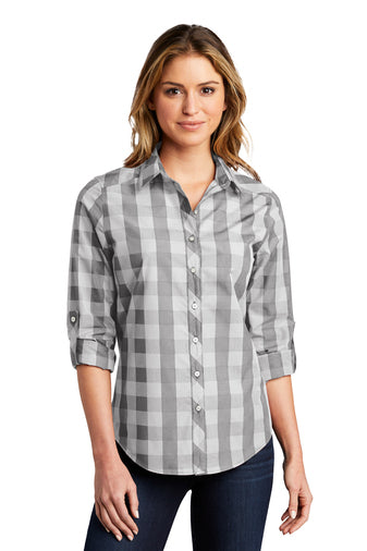 Port Authority® Ladies Everyday Plaid Shirt