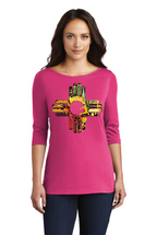 New Mexico Together District ® Women’s Perfect Weight ® 3/4-Sleeve Tee