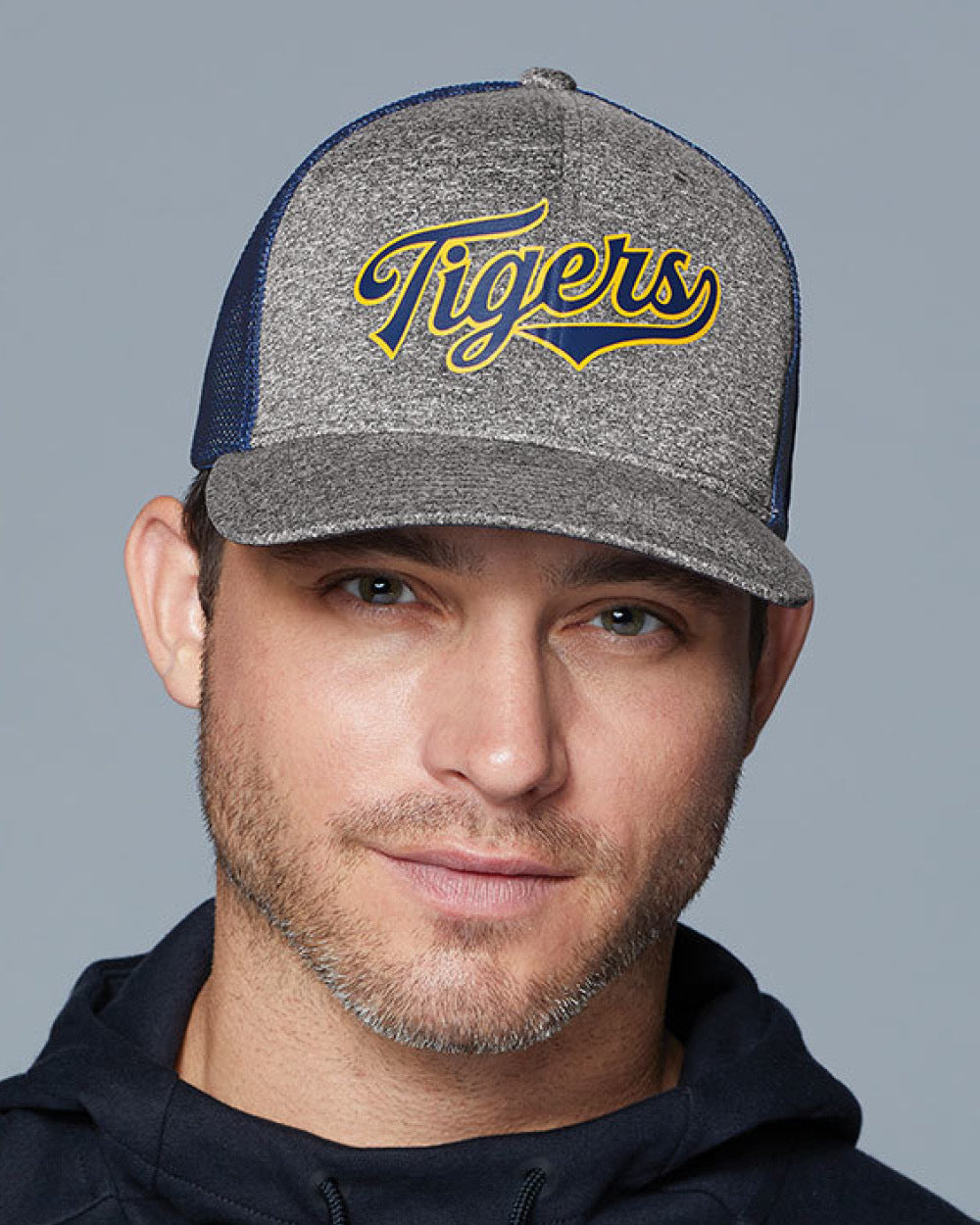 Port Authority ® Flexfit ® Melange Mesh Back Trucker Cap