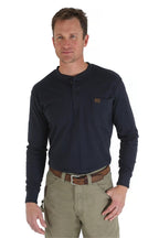Wrangler® Riggs Workwear® Long Sleeve Solid Henley