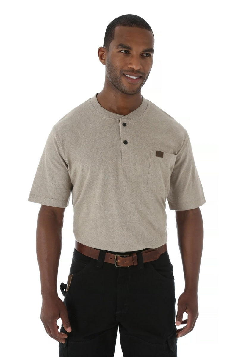 Wrangler® Riggs WorkWear® Short Sleeve Henley