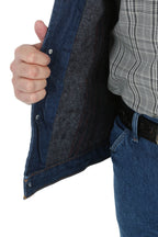 Men’s Wrangler® Blanket Lined Corduroy Collar Denim Jacket